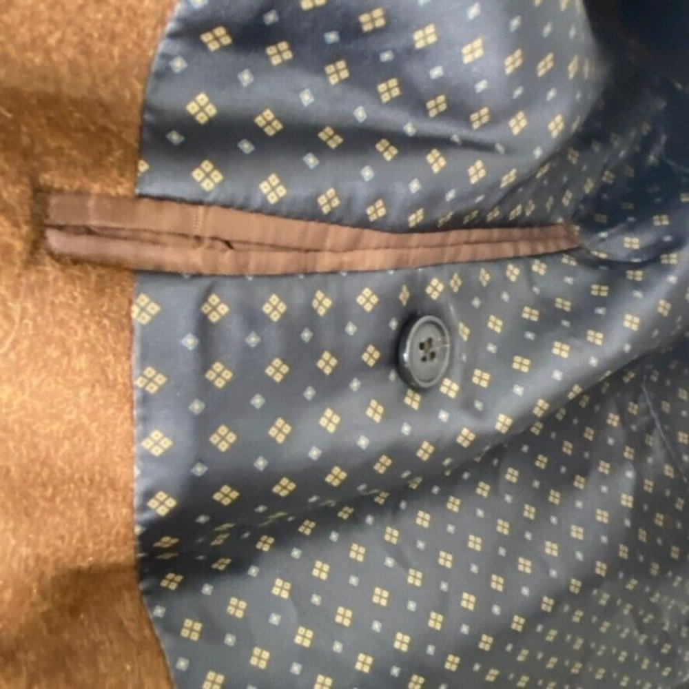 Lauren Ralph Lauren Mens $450 Luxury Wool/Cashmere Blazer Brown 36R Classic Fit - Picture 8 of 9